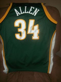 Ray Allen Authentic Nike Seattle Sonics Jersey Large