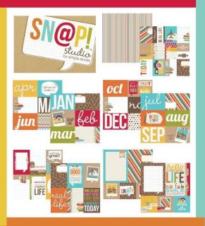 Snap SN P Life 35 PC Journaling Card Element Kit Pre Cut