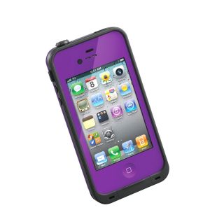 lifeproof iphone 4 4s case 2nd Gen *PURPLE* waterproof, snowproof