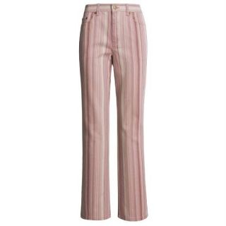 Lerner New York Co Striped Stretch Jeans Womens 6 New $50