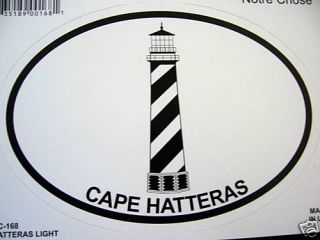 Decal Sticker Cape Hatteras Lighthouse Car Window