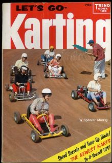Vintage 1959 Lets Go Karting Trend Book 185 Go Cart Kart Magazine