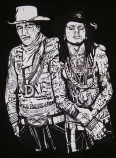 John Wayne Lil Wayne T Shirt Weezy Rap Hip Hop Adult Tee Shirt s M L