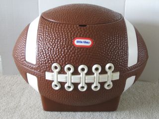 Little Tikes Football Toybox Toy Ice Chest 1975 Hamper Tailgate Cooler