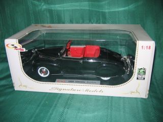 184 1939 Lincoln Zephyr Black 1 18 Scale