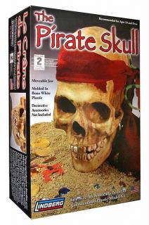Lindberg Pirates Human Skull Model Kit Full Size 1 1 Scale