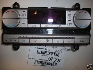 Lincoln MKZ AC Heater Control Panel 2007 2009