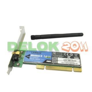Linksys Wireless G PCI Card WiFi Adapter WMP54G 802 11g