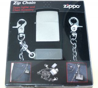 Lighter and Chain Accessory Combo Zip Chain Chain Lighter Leash