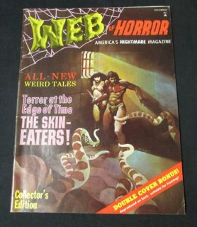 Web of Horror 1 1969 Major Magazines The Skin Eaters Syd Shores Art