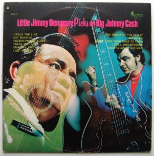 Little Jimmy Dempsey Picks on Big Johnny Cash LP Used Record Country