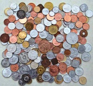 200 Different Coins Fron 200 Different Countries Mint with List