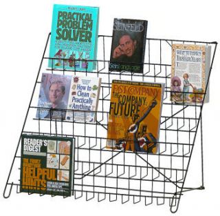 Tier Wire Counter Retail Literature Book Display Rack