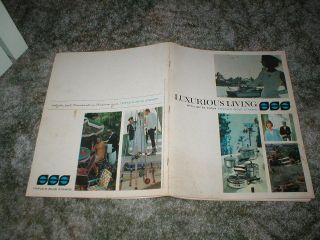 1964 LUXURIOUS LIVING Triple S Blue Stamps Gift Catalog Toys
