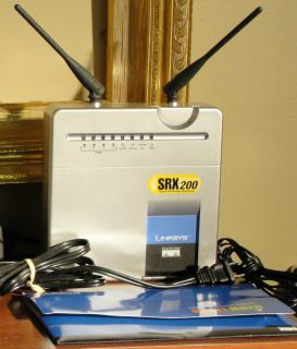 Linksys SRX200 WRT54GX2 4 Port Wireless Router Expansion
