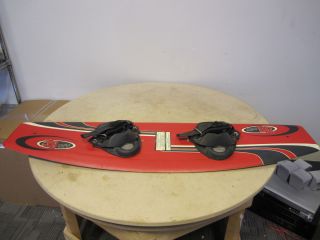 Liquid Force 38 Off Double Fin Wakeboard w Feet Straps 55 Long