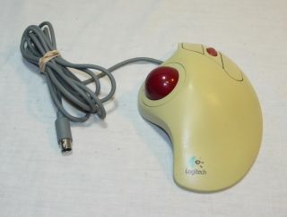 Logitech Trackman Marble Mouse Model T CL13 Trackball