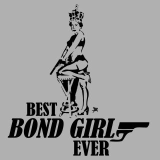 Elizabeth Best Bond Girl Ever London Olympics 2012 New T Shirts