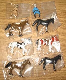 LIONEL LONE RANGER TONTO INDIAN 8 FIGURES HORSES SILVER SCOUT WILD