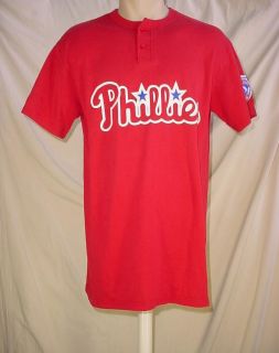 Phillies 11 Little League Baseball T Shirt Red Size L
