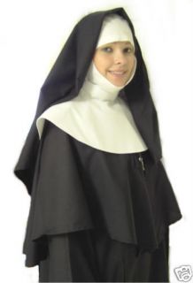 Authentic Looking 7 Piece Nun Costume Medium Large New