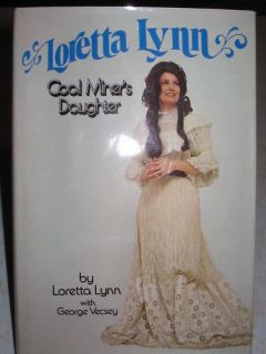 Loretta Lynn Coal Miners Daughter Autographed HB Book
