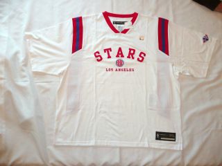 Mens Throwback 1968 ABA Los Angeles Stars Warm Up Jersey 3X NWT