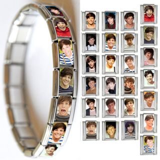 25 ONE DIRECTION 1D Up All Night LOUIS TOMLINSON Italian Charm Photo