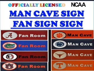College Man Cave Sign NCAA Man Cave Sign NCAA Logo Man Cave Sign NCAA
