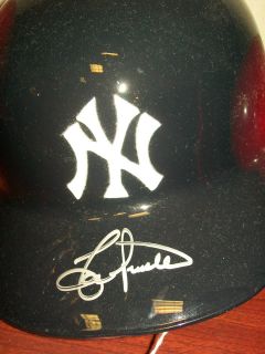 Lou Piniella Autographed New York Yankee Authentic Baseball Helmet