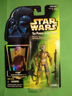 Star Wars Kenner 4 Lom Action Figure Carded New