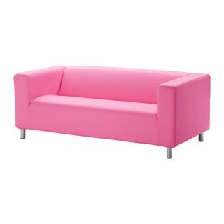 IKEA Klippan Loveseat Sofa Slipcover Cover Granan Pink