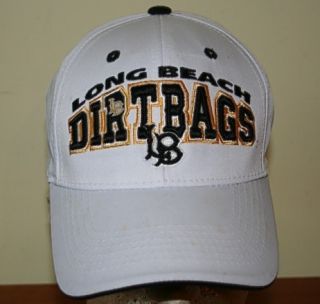 Long Beach State 49ers Lbsu Dirtbags White Adjustable Hat Cap Baseball