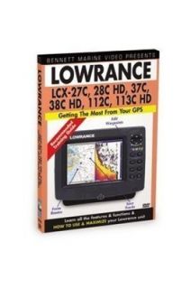 Lowrance LCX 27c, 28c HD, 37c, 38c HD, 112c, and 113c HD (DVD, 2008)