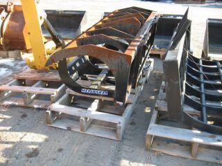 Buy All 4 Skid Steer Loader Buckets and Grapple