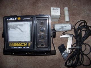 Eagle by Lowrance Mach 1 Computer Graph with Extra Paper