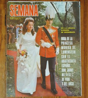 Wedding Princess Monica of Lowenstein Jaime Mendez Magazine