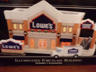 New Christmas Village Lighted Lowes Home Improvement Store Building