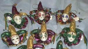 Joker Magnet New Orleans Mardi Gras Party Favor Ornament Gift