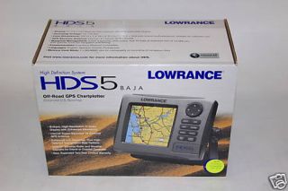Lowrance GPS HDS 5 Baja Offroad Off Road New Garmin