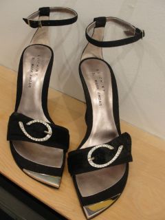 Luichiny Women s evening Dressy Shoes Slides Wedges Sandals Heels size
