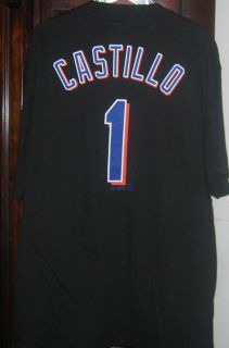 MLB New York Mets Luis Castillo Black T Shirt XL 24”