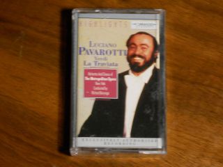 Luciano Pavarotti Verdi La Traviata Cassette