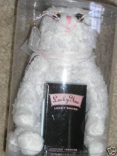 Adorable Lucky You Perfume w White Kitty Gift Set New