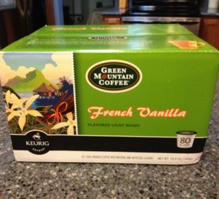 Green Mountain Coffee French Vanilla Keurig K Cups Light Roast Lots of