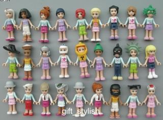 Lot of 24 Lego Friends MIA Emma Action Figure 2 Loose Style by Random