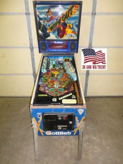 Gottlieb Wipe Out Pinball Machine Project Parts