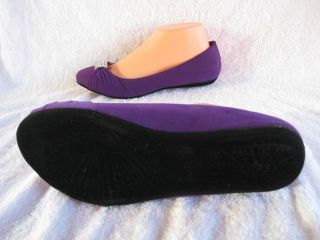Purple Women Flat Shoes US Size 5 5 10