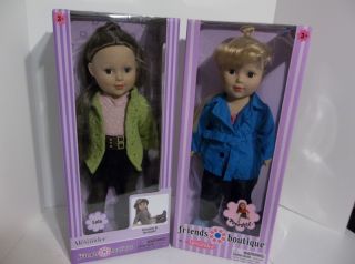 Madame Alexander Friends Boutique Poseable 18 Dolls 2 New