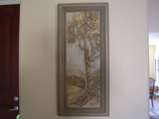 Painting Designed for The Blind by Virginia Lynn of Cambria CA
